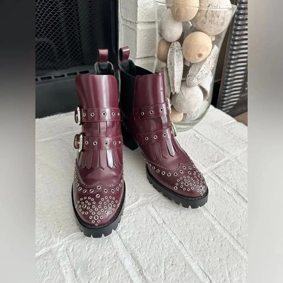 Red Valentino Ankle leather boots size 37 - Picture 6 of 11